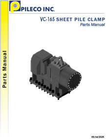 VC-165 Universal Sheet Pile Clamp